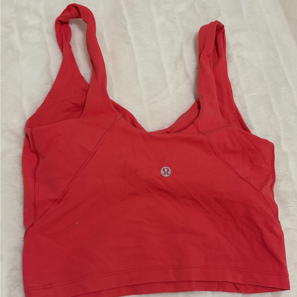 lululemon athletica Vibrant Red align tank